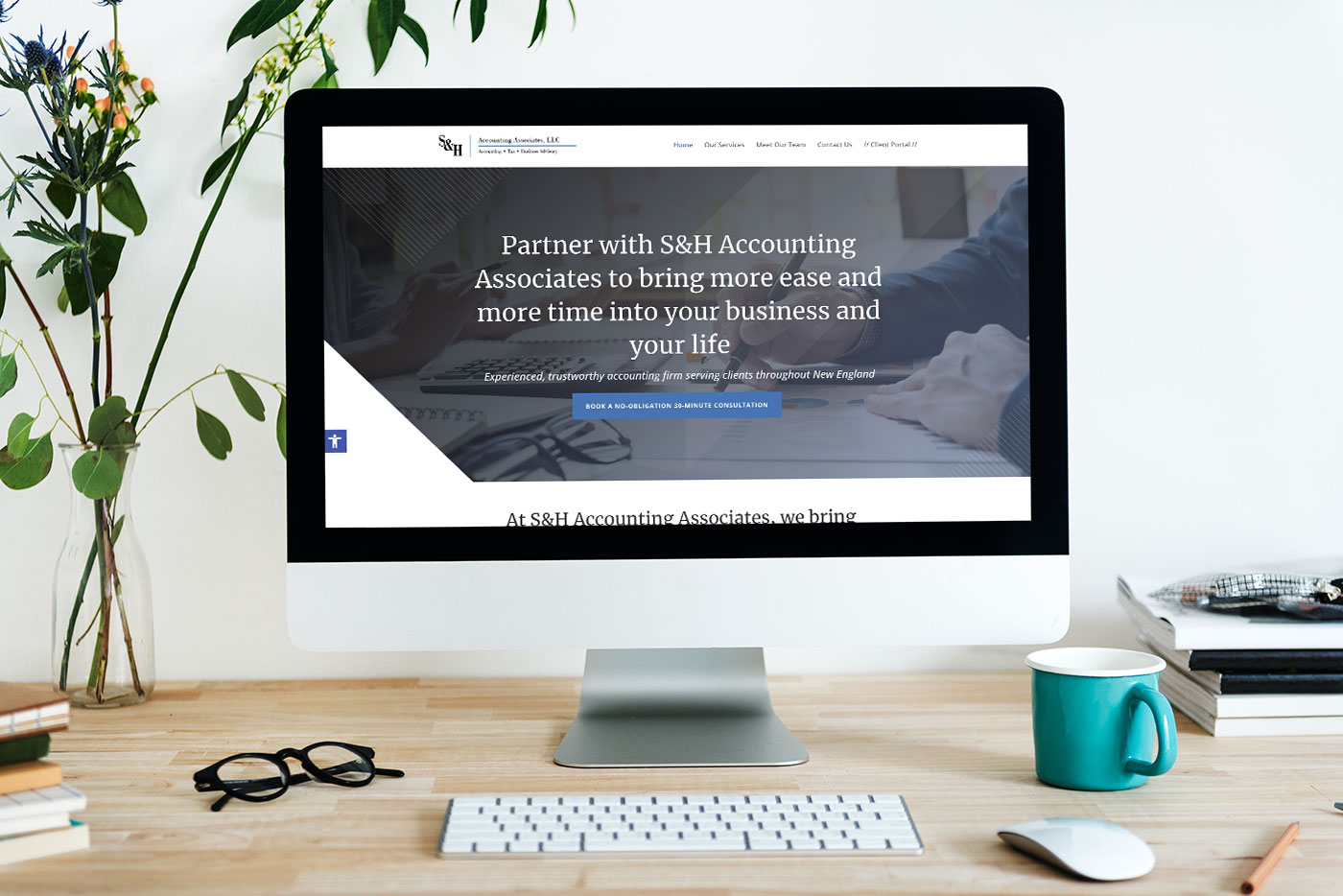 S&H Accounting Associates - Accounting Firm Website Redesign