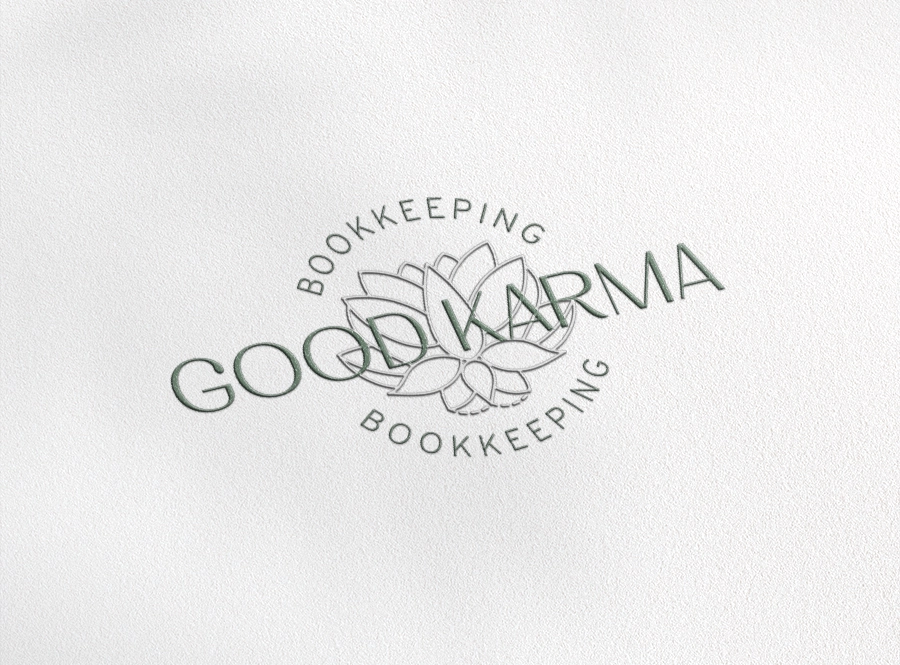 LD Creative Designs - Good Karma Bookkeeping - Logo Design