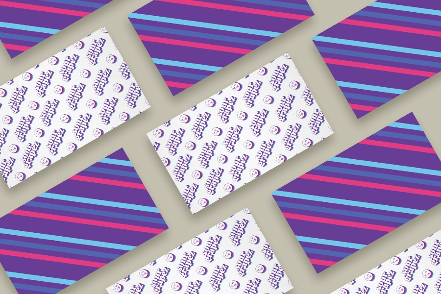 LD Creative Designs - Sour Grapez Logo and Brand Pattern