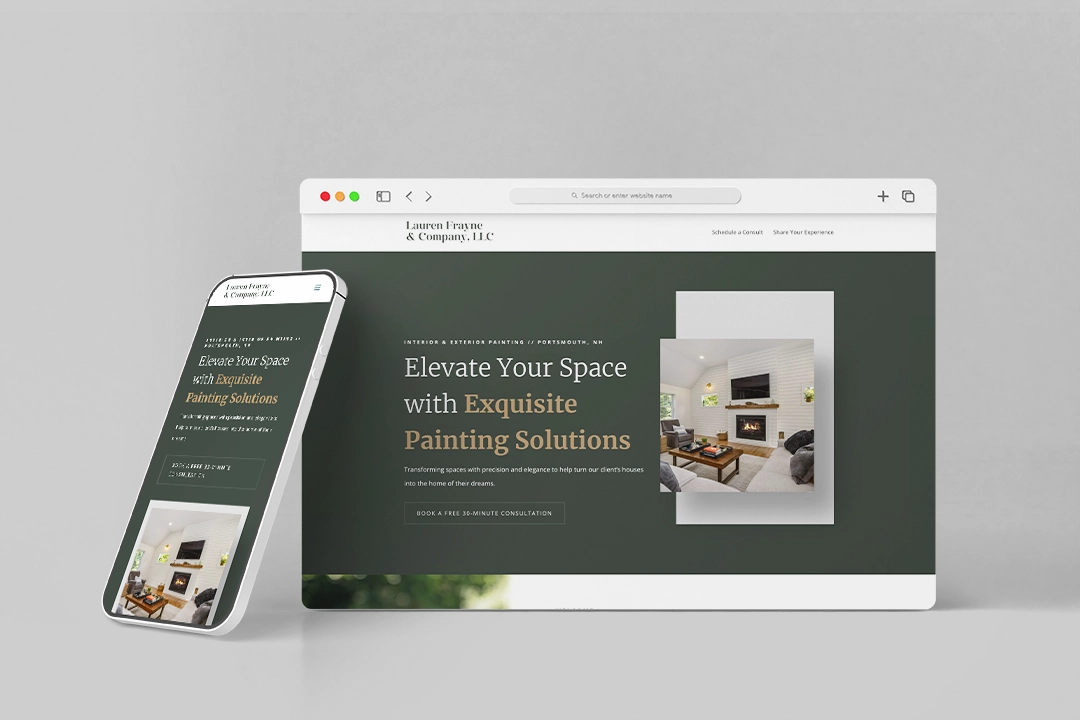 Lauren Frayne and Company - Interior and Fine Finish Painting Company Website