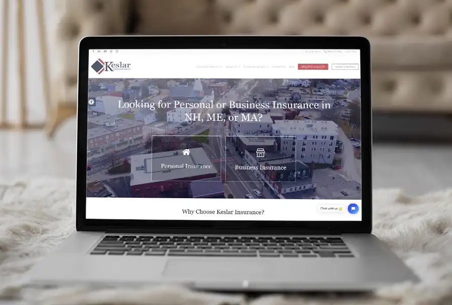 LD Creative Designs - Local Independent Insurance Company Website Design and Development - Bespoke Branding and Web Design Services