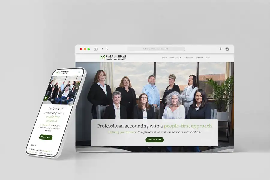 LD Creative Designs - Accounting Agency Website Redesign