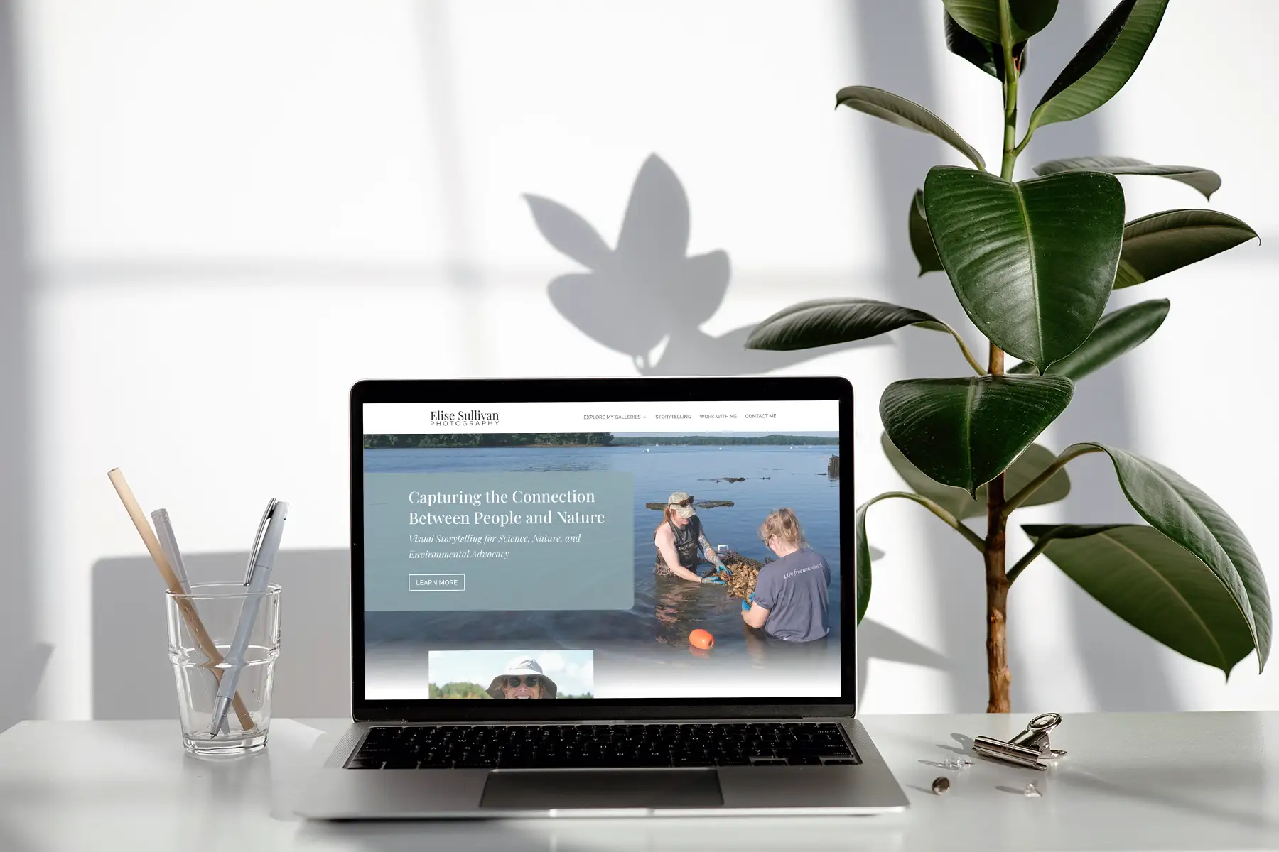 LD Creative Designs - Elise Sullivan Photography - Website Design