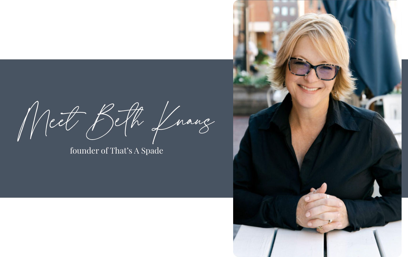 Website Copy for Service Providers - Beth Knaus, founder of That's a Spade